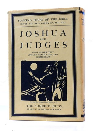 Item #305493 JOSHUA AND JUDGES: HEBREW TEXT & ENGLISH TRANSLATION WITH AN INTRODUCTION AND...