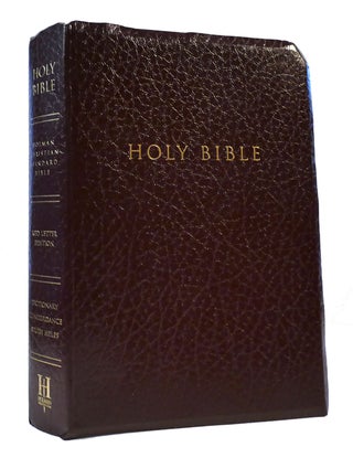 Item #305988 THE HOLY BIBLE CONTAINING THE OLD AND NEW TESTAMENT RED LETTER EDITION. Holman...