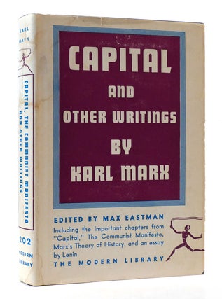 Item #306661 CAPITAL, THE COMMUNIST MANIFESTO, AND OTHER WRITINGS. Karl Marx