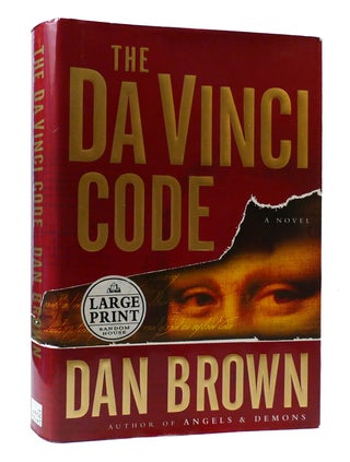 Item #306696 THE DA VINCI CODE: LARGE PRINT EDITION. Dan Brown