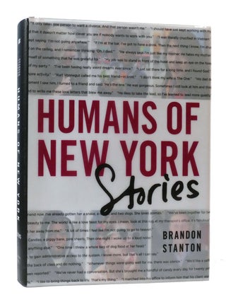 Item #306883 HUMANS OF NEW YORK: STORIES. Brandon Stanton