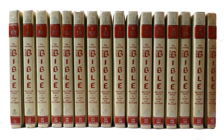 Item #307314 THE LIVING BIBLE ENCYCLOPEDIA IN STORY AND AND PICTURES 16 VOLUME SET