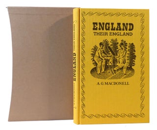 Item #307444 ENGLAND THEIR ENGLAND Folio Society. A. G. MacDonell