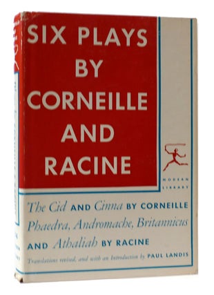 Item #307694 SIX PLAYS BY CORNIELLE AND RACINE. Jean Racine Pierre Cornielle
