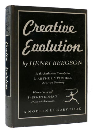 Item #307699 CREATIVE EVOLUTION. Henri Bergson