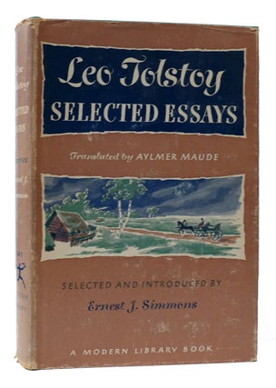 Item #307717 SELECTED ESSAYS. Leo Tolstoy