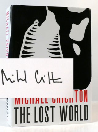 THE LOST WORLD SIGNED. Michael Crichton.