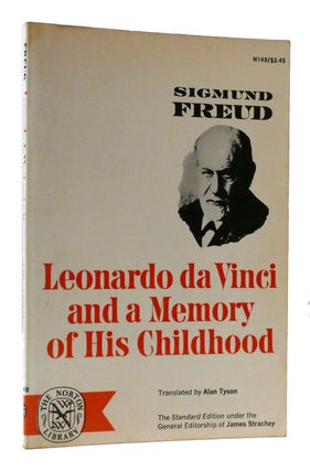 Item #308041 LEONARDO DA VINCI AND A MEMORY OF HIS CHILDHOOD. Sigmund Freud