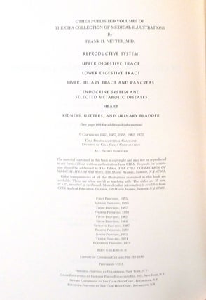 THE CIBA COLLECTION OF MEDICAL ILLUSTRATIONS 8 VOLUME SET