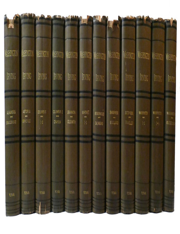 Item #308255 THE WORKS OF WASHINGTON IRVING IN Twelve Volumes. Washington Irving.