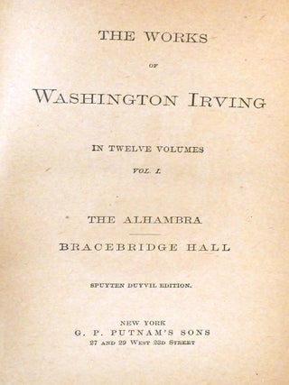 THE WORKS OF WASHINGTON IRVING IN Twelve Volumes