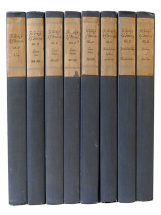 THE WORKS OF ROBERT LOUIS STEVENSON 26 Volume Set