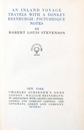 THE WORKS OF ROBERT LOUIS STEVENSON; 26 Volume Set
