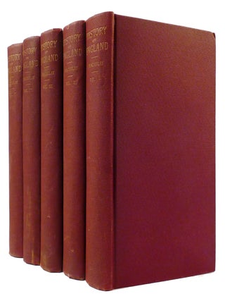 Item #308320 THE HISTORY OF ENGLAND FROM THE ACCESSION OF JAMES II 6 VOLUME SET. Thomas Babington...