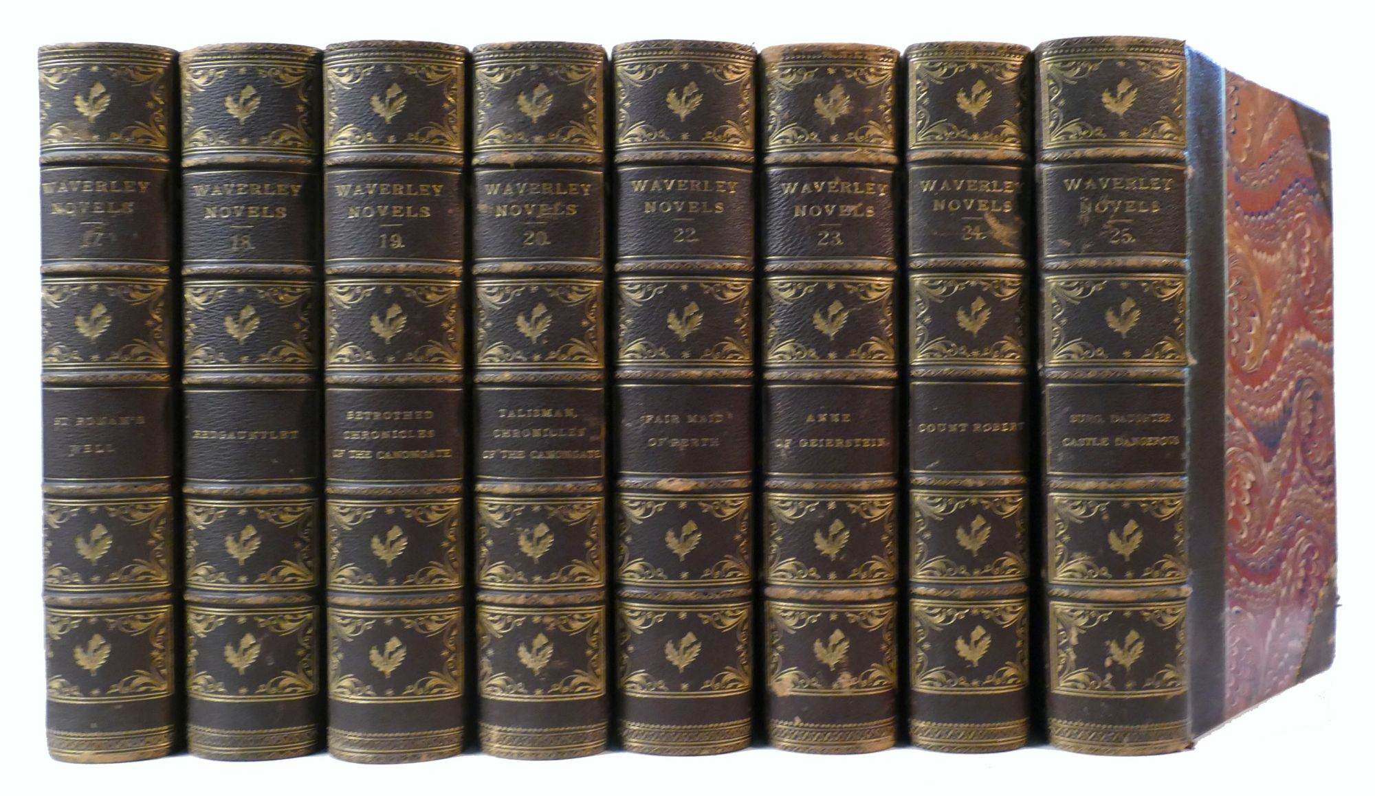 THE WAVERLEY NOVELS 24 VOLUME SET | Bart Sir Walter Scott | Library Edition