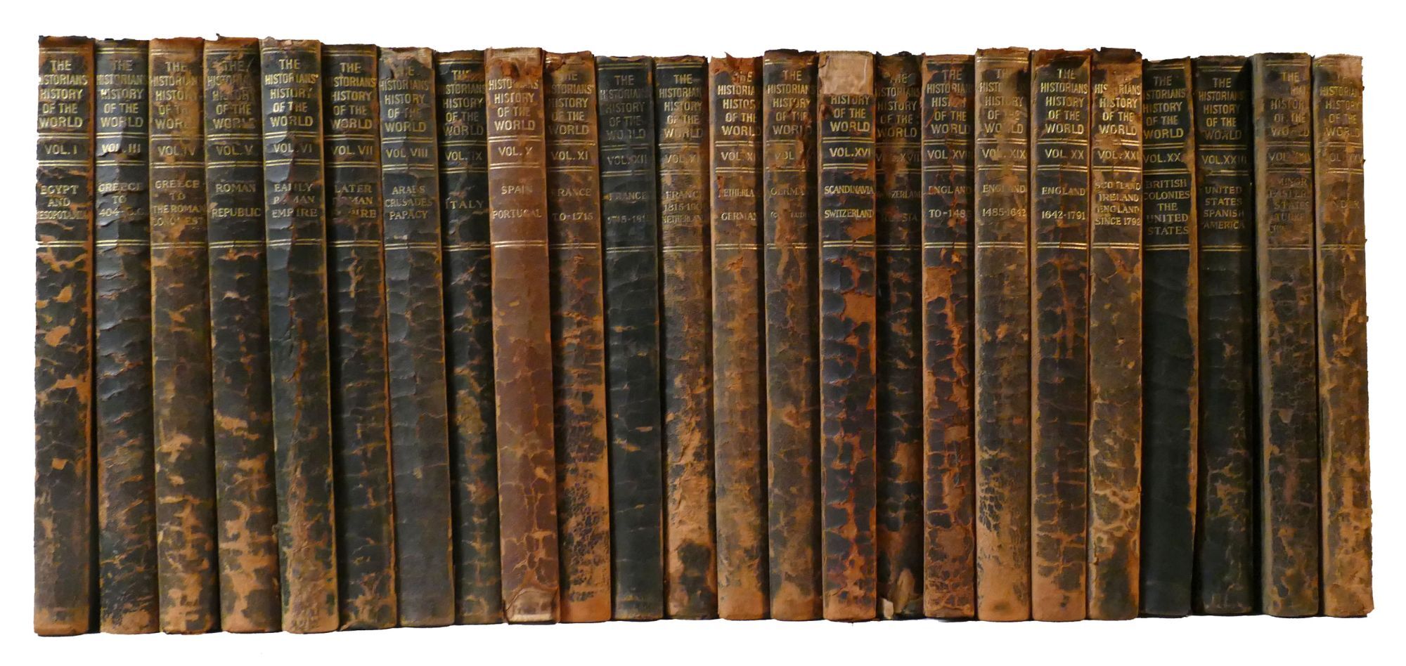 アンティーク古書　Historian's History英国製 THE HISTORIANS' HISTORY OF THE WORLD 24 VOLUME SET | Henry Smith