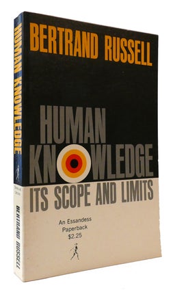 Item #308643 HUMAN KNOWLEDGE: ITS SCOPE AND LIMITS. Bertrand Russell