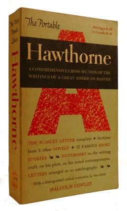 Item #308793 THE PORTABLE HAWTHORNE The Viking Portable Library. Malcolm Cowley