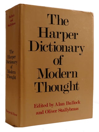 Item #308849 THE HARPER DICTIONARY OF MODERN THOUGHT. Oliver Stallybrass Alan Bullock