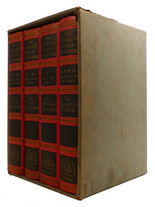 WORLD'S GREAT THINKERS 4 VOLUME SET Man and Man: the Social Philosophers / Man and the State: the Political Philosophers / Man and the Universe: the Philosophers of Science / Man and Spirit: the Speculative Philosophers
