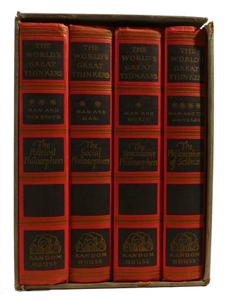 WORLD'S GREAT THINKERS 4 VOLUME SET Man and Man: the Social Philosophers / Man and the State: the Political Philosophers / Man and the Universe: the Philosophers of Science / Man and Spirit: the Speculative Philosophers