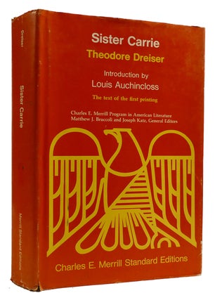 Item #309015 SISTER CARRIE. Theodore Dreiser