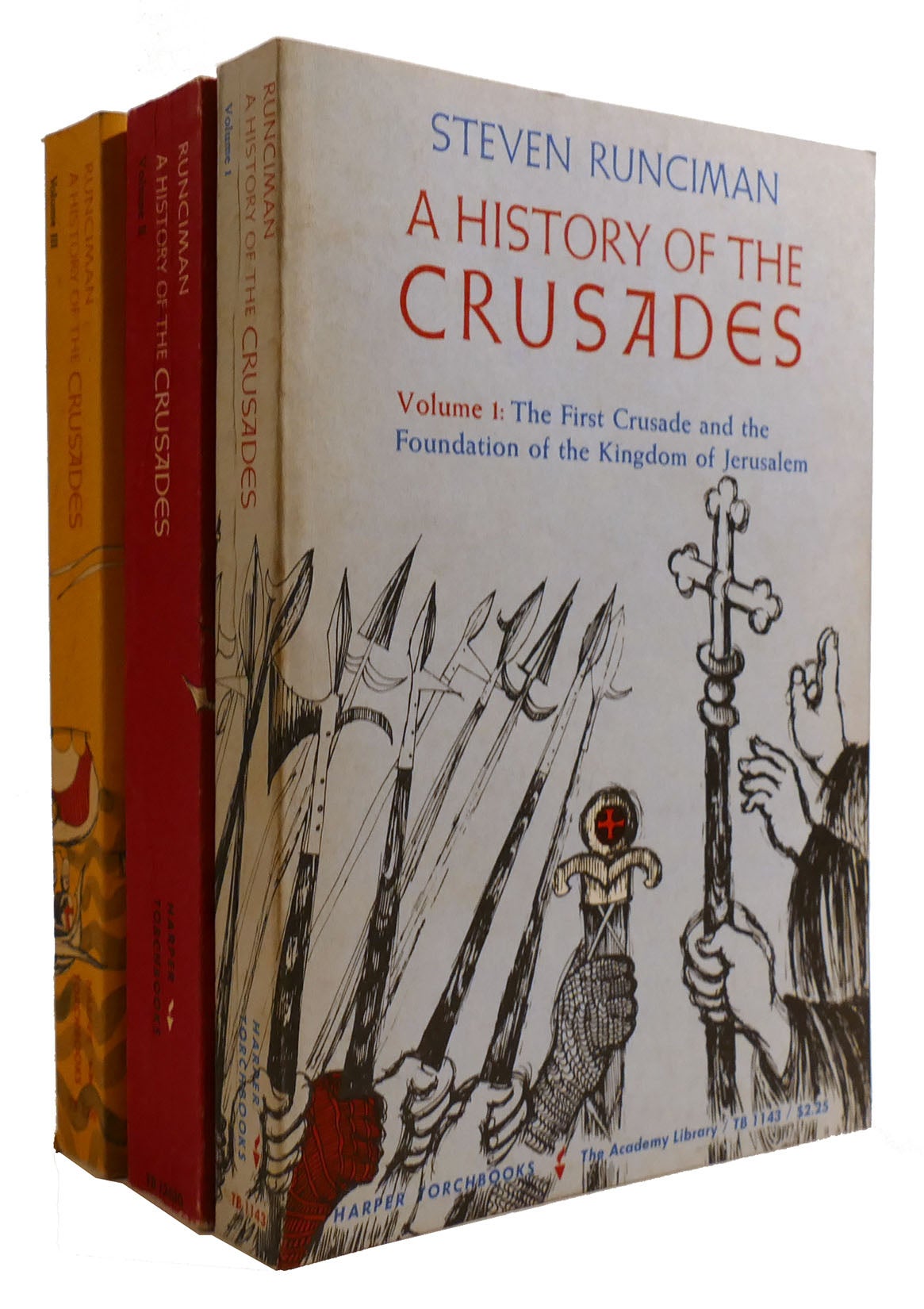 A HISTORY OF THE CRUSADES 3 VOLUME SET | Steven Runciman | First ...