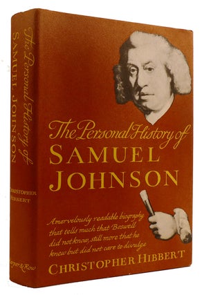 Item #309976 THE PERSONAL HISTORY OF SAMUEL JOHNSON. Christopher Hibbert