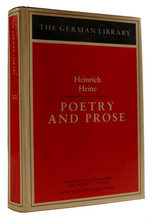 Item #310254 POETRY AND PROSE The Germany Library: Volume 32. Heinrich Heine