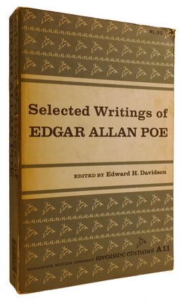 Item #310932 SELECTED WRITINGS OF EDGAR ALLAN POE. Edgar Allan Poe