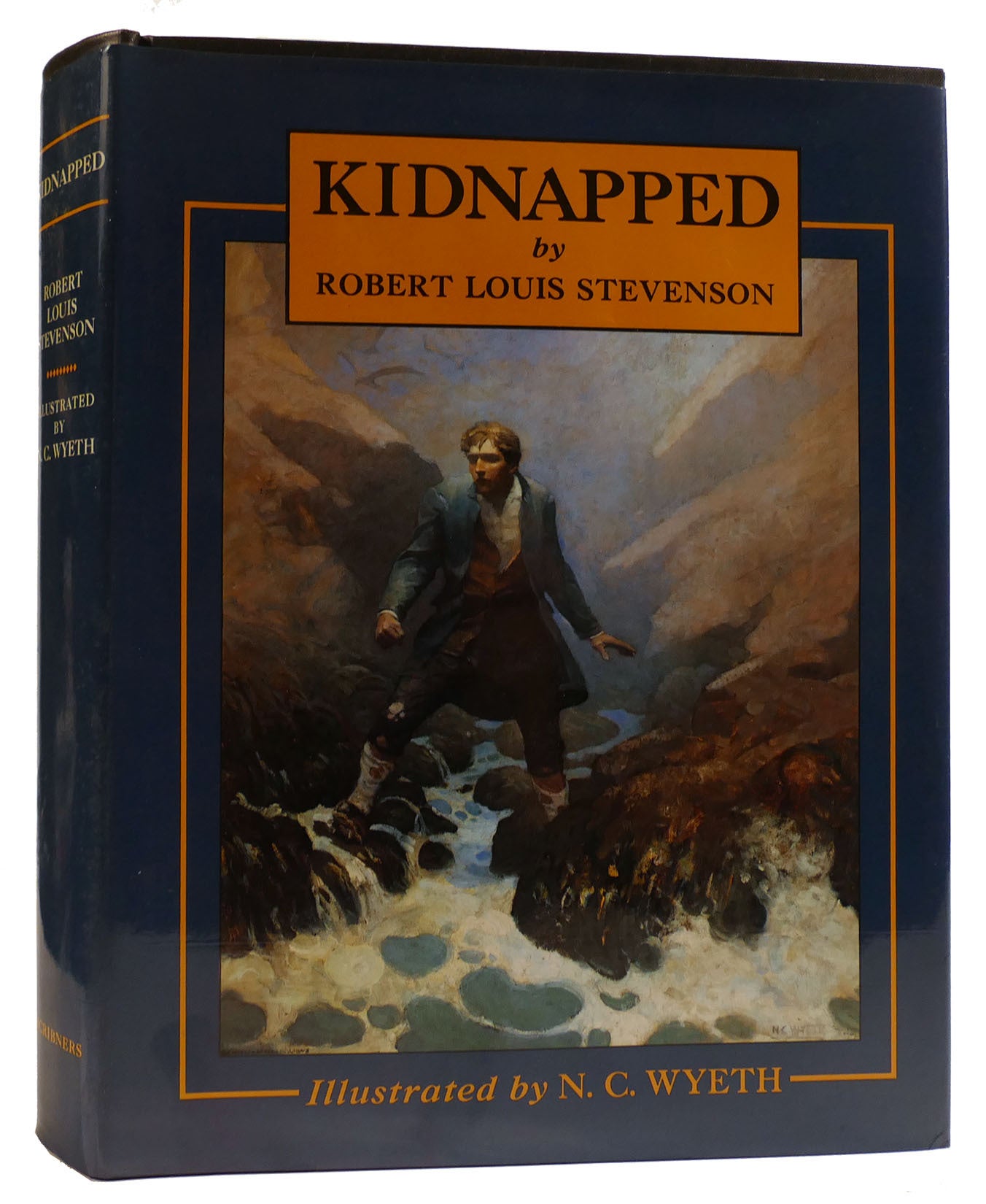 KIDNAPPED Robert Louis Stevenson First Edition Thus; Early Printing