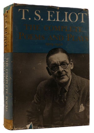 Item #311808 THE COMPLETE POEMS AND PLAYS 1909-1950. T. S. Eliot