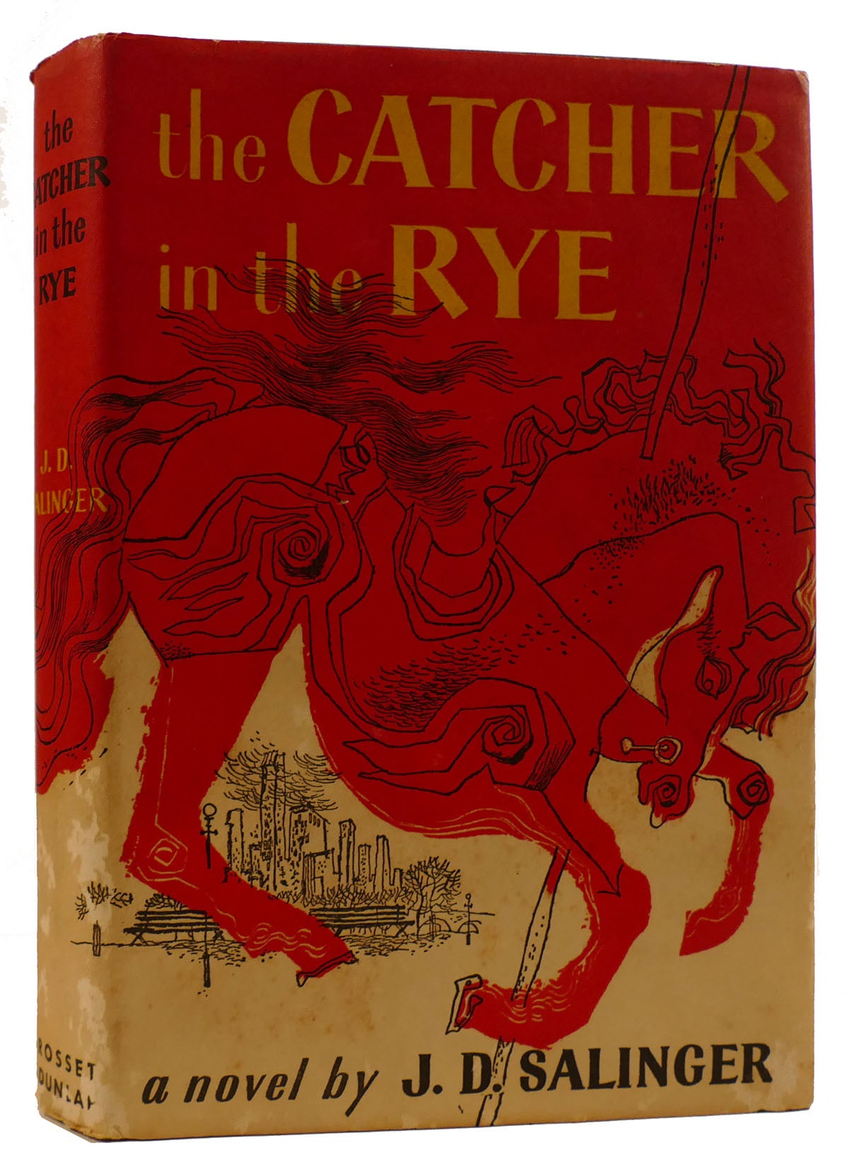 The Grosset & Dunlap edition of J.D. Salinger's The Catcher in the Rye.