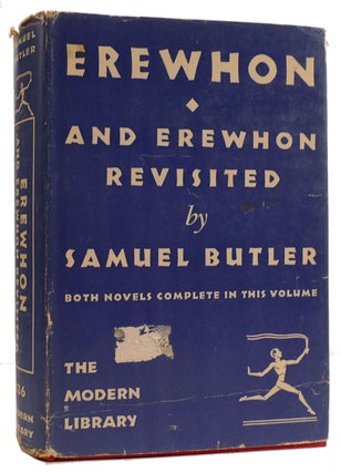 Item #312051 EREWHON AND EREWHON REVISITED. Samuel Butler