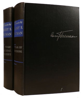 Item #312076 MEMOIRS 2 VOLUME SET: YEAR OF DECISIONS AND YEARS OF TRIAL AND HOPE. Harry S. Truman