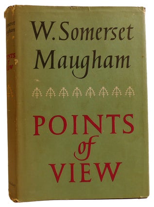Item #312343 POINTS OF VIEW: FIVE ESSAYS. W. Somerset Maugham