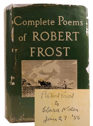 Item #312726 COMPLETE POEMS OF ROBERT FROST 1949 SIGNED. Robert Frost