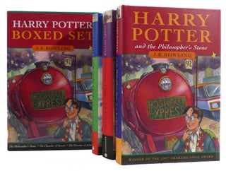 HARRY POTTER 3 VOLUME BOXED SET THE PHILOSOPHER'S STONE, CHAMBER OF SECRETS, PRISONER OF AZKABAN. J. K. Rowling.