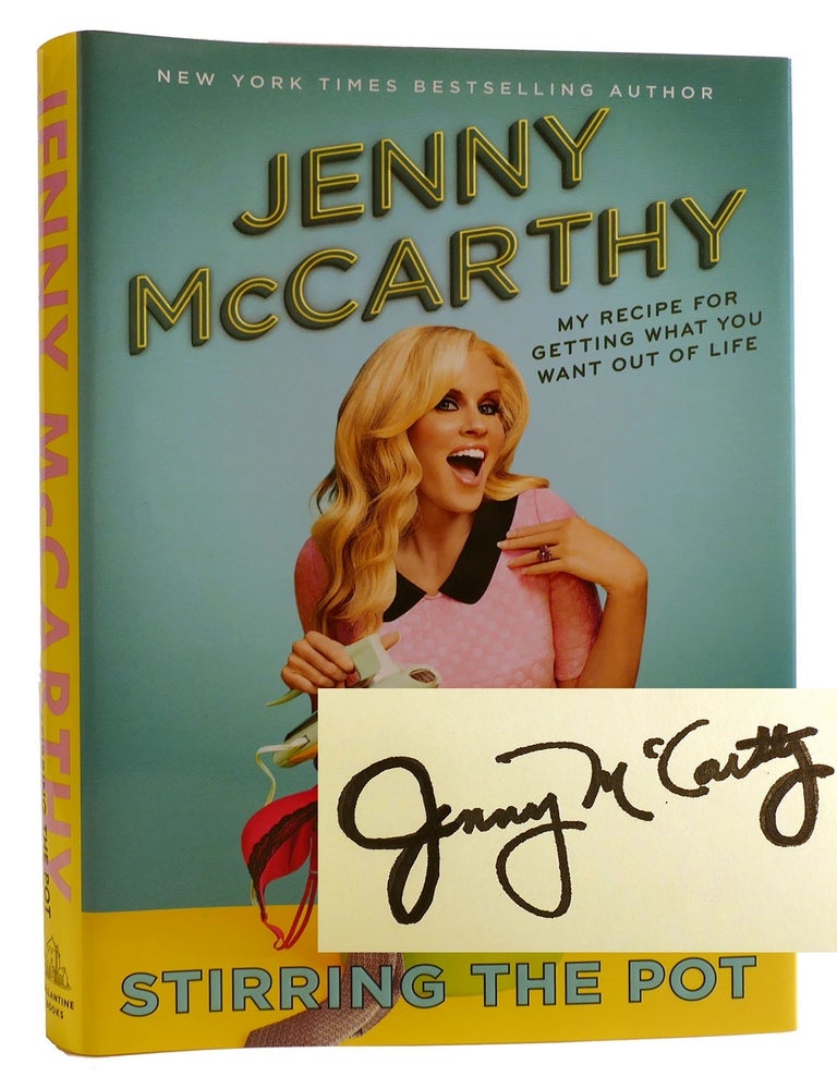Item #313196 STIRRING THE POT SIGNED. Jenny McCarthy.
