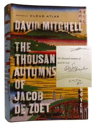 Item #313200 THE THOUSAND AUTUMNS OF JACOB DE ZOET, A NOVEL SIGNED. David Mitchell