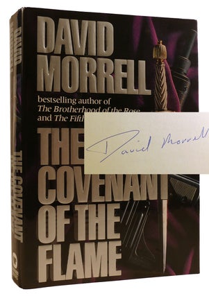 Item #313230 THE COVENANT OF THE FLAME SIGNED. David Morrell