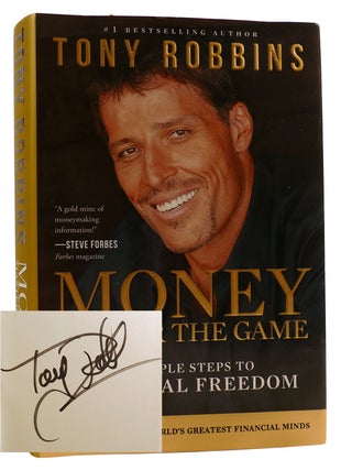 Item #313634 MONEY MASTER THE GAME: 7 SIMPLE STEPS TO FINANCIAL FREEDOM SIGNED. Tony Robbins