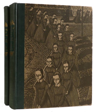 Item #313722 JANE EYRE AND WUTHERING HEIGHTS 2 VOLUME SET. Emily Bronte Charlotte Bronte