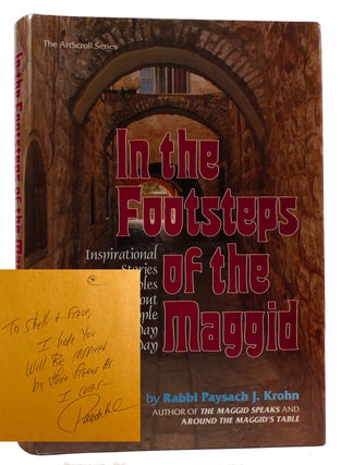Item #313731 IN THE FOOTSTEPS OF THE MAGGID: INSPIRATIONAL STORIES AND PARABLES ABOUT EMINENT...