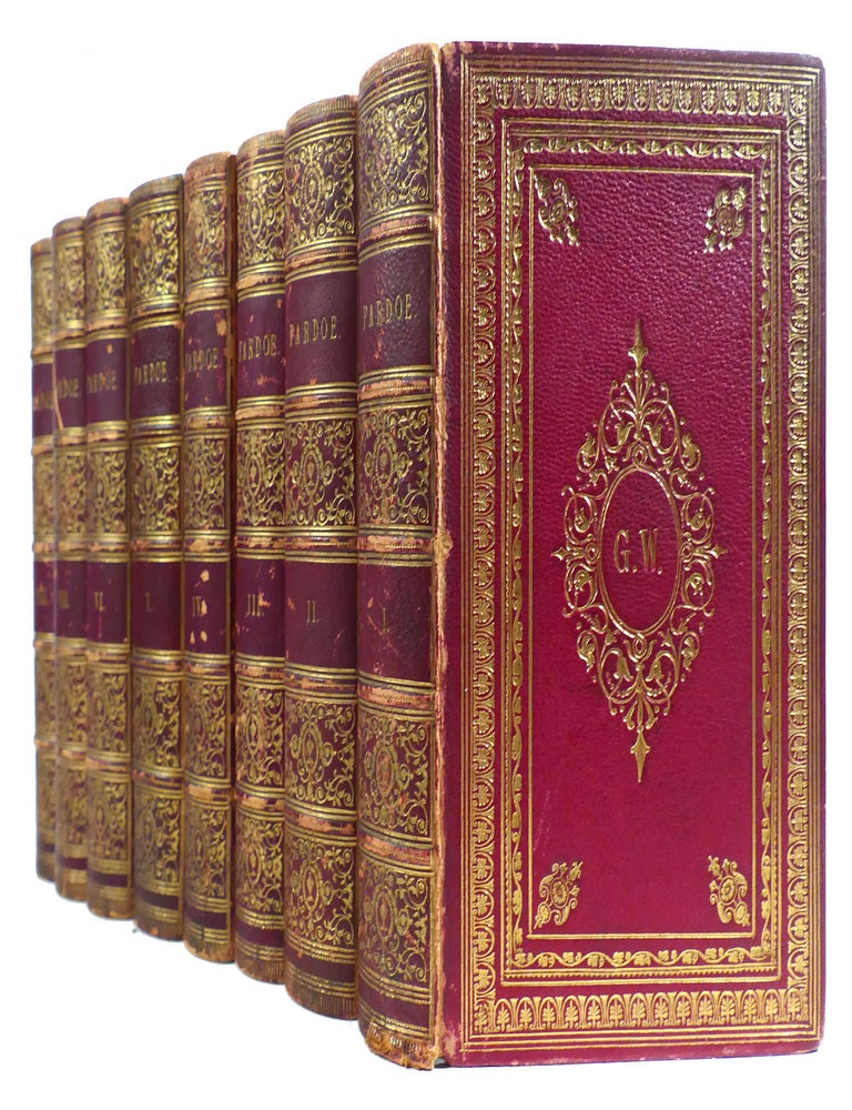 Item #313801 THE COURT AND REIGN OF FRANCIS THE FIRST. KING OF FRANCE / THE LIFE OF MARIE DE MEDICIS, QUEEN OF FRANCE, CONSORT OF HENRY IV., AND REGENT OF THE KINGDOM UNDER LOUIS XIII / LOUIS THE FOURTEENTH, AND THE COURT OF FRANCE; Scarce Complete Eight Volume Set. Miss Pardoe - Julia.
