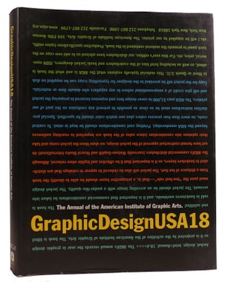 Item #313838 GRAPHIC DESIGN USA 18 : ; The Annual of the American Institute of Graphic Arts....