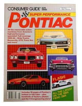 Item #314018 CONSUMER GUIDE MAGAZINE AUGUST 1983, VOLUME 356 SUPER PERFORMANCE PONTIAC