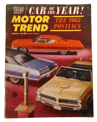 Item #314020 MOTOR TREND MAGAZINE FEBRUARY 1965 The 1965 Pontiac