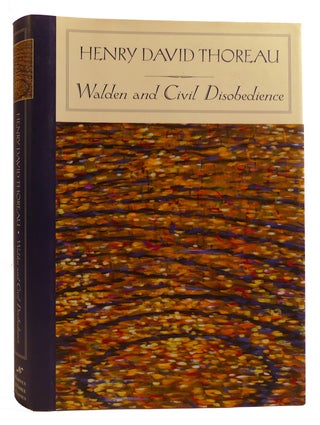 Item #314036 WALDEN AND CIVIL DISOBEDIENCE. Henry David Thoreau