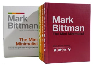 Item #314191 THE MINI MINIMALIST 4 VOLUME BOX SET Simple Recipes for Satisfying Meals. Mark Bittman